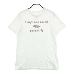 【1円】ROUGH&SWELL ラフアンドスウェル 半袖Tシャツ ホワイト系 LARGE [240101154463] メンズ