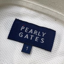 【1円】PEARLY GATES パーリーゲイツ 2022年モデル 半袖ポロシャツ 総柄 ホワイト系 1 [240101169710] レディース_画像3