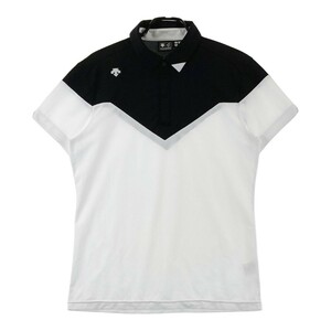 [1 иен ]DESCENTE GOLF Descente Golf переключатель рубашка-поло с коротким рукавом оттенок белого O [240101177750] мужской 