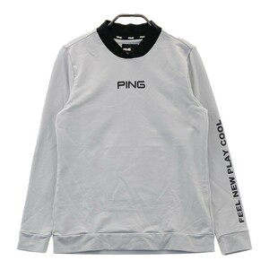 PING ピン 622-2269006 2022年モデル ハイネック 長袖Tシャツ グレー系 M [240101196749] ゴルフウェア レディース