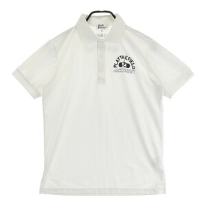 JACK BUNNY ジャックバニー 半袖ポロシャツ ホワイト系 4 [240101198492] ゴルフウェア メンズ