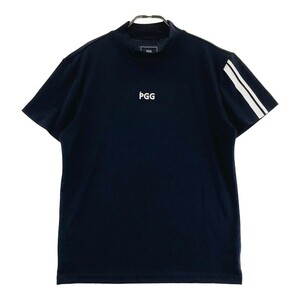 PGG PEARLY GATES パーリーゲイツ 268-1267601 ハイネック 半袖Tシャツ ネイビー系 6 [240101198746] ゴルフウェア メンズ