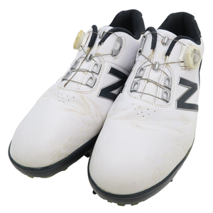[1 иен ]NEW BALANCE New balance BOA MG1000WN туфли для гольфа оттенок белого 28 [240101157563] мужской 