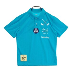 Club HAUS クラブハウス 半袖ポロシャツ ブルー系 3 [240101200132] ゴルフウェア メンズ