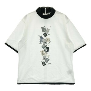 BLACK&WHITE ブラックアンドホワイト 半袖Tシャツ ホワイト系 L [240101200732] ゴルフウェア レディース