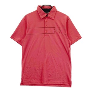 TRAVIS MATHEW トラビスマシュー 半袖ポロシャツ レッド系 S [240101202962] ゴルフウェア メンズ