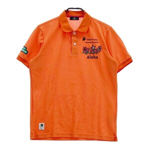 MUNSING WEAR マンシングウェア 半袖ポロシャツ オレンジ系 L [240101202776] ゴルフウェア メンズ