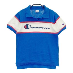 CHAMPION GOLF チャンピオンゴルフ 半袖 ニットポロシャツ スキッパー ブルー系 MEDIUM [240101205196] ゴルフウェア レディース