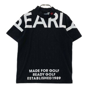 PEARLY GATES パーリーゲイツ 2022年モデル ハイネック半袖Tシャツ ネイビー系 4 [240101198971] ゴルフウェア メンズ