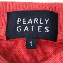 【1円】PEARLY GATES パーリーゲイツ 半袖ポロシャツ レッド系 1 [240101016125] レディース_画像4
