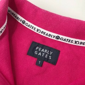 【1円】PEARLY GATES パーリーゲイツ 30周年 半袖ポロシャツ ピンク系 1 [240101023910] レディースの画像4