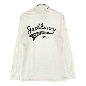 【1円】JACK BUNNY ジャックバニー ハイネック長袖Tシャツ ホワイト系 1 [240101055859] レディース