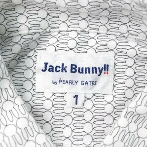 【1円】JACK BUNNY ジャックバニー 長袖シャツ ボタンダウン ウサギ 総柄 ホワイト系 1 [240101062742] レディースの画像4