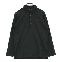 【1円】PUMA GOLF プーマゴルフ 長袖ポロシャツ ブラック系 L [240001873012] メンズ_画像1