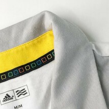 【1円】ADIDAS GOLF アディダスゴルフ 半袖ポロシャツ オレンジ系 M [240001882846] メンズ_画像3