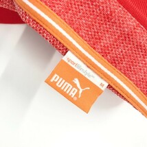 【1円】PUMA GOLF プーマゴルフ 半袖ポロシャツ レッド系 M [240001887551] メンズ_画像4