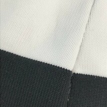 【1円】FILA GOLF フィラゴルフ 半袖 ニットポロシャツ ボーダー柄 ホワイト系 L [240001985849] レディース_画像9