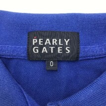【1円】PEARLY GATES パーリーゲイツ ノースリーブ ポロシャツ ブルー系 0 [240001989937] レディース_画像5
