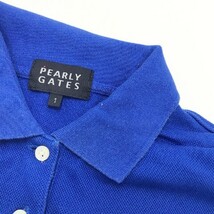 【1円】PEARLY GATES パーリーゲイツ 半袖ポロシャツ ブルー系 1 [240001989972] レディース_画像7