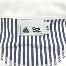 【1円】ADIDAS GOLF アディダスゴルフ 半袖ポロシャツ 総柄 ホワイト系 S [240001991499] レディース_画像6