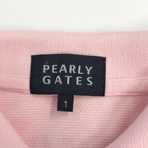 【1円】PEARLY GATES パーリーゲイツ 半袖ポロシャツ ピンク系 1 [240001992612] レディース_画像6