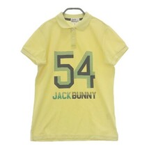 【1円】JACK BUNNY ジャックバニー 半袖ポロシャツ イエロー系 2 [240001993730] レディース_画像1