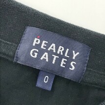 【1円】PEARLY GATES パーリーゲイツ 半袖ポロシャツ ブラック系 0 [240001994617] レディース_画像5