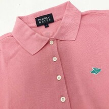 【1円】PEARLY GATES パーリーゲイツ 半袖ポロシャツ ピンク系 1 [240001996131] レディース_画像3