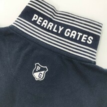 【1円】PEARLY GATES パーリーゲイツ 055-8160202 半袖ポロシャツ ネイビー系 1 [240101002233] レディース_画像4