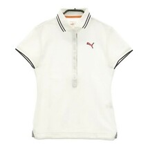 【1円】PUMA GOLF プーマゴルフ 半袖ポロシャツ ホワイト系 S [240101009647] レディース_画像1