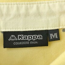 【1円】KAPPA GOLF カッパゴルフ 半袖ポロシャツ ドット ボーダー柄 イエロー系 M [240101010280] レディース_画像6