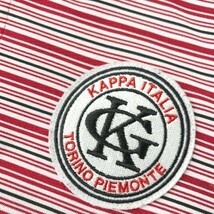 【1円】KAPPA GOLF(AW) カッパゴルフ 半袖ポロシャツ ボーダー柄 レッド系 M [240101016228] メンズ_画像4