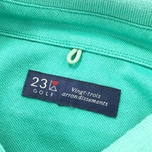 【1円】23区GOLF ニジュウサンクゴルフ 半袖ポロシャツ ロゴ ワッペン グリーン系 3 [240101016952] レディース_画像5