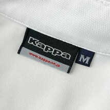 【1円】KAPPA GOLF(AW) カッパゴルフ ボタンダウン 半袖ポロシャツ ホワイト系 M [240101060581] メンズ_画像4
