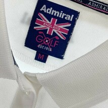 【1円】ADMIRAL アドミラル 半袖ポロシャツ ホワイト系 M [240101065585] レディース_画像5