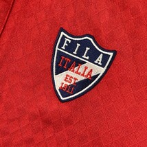 【1円】FILA GOLF フィラゴルフ 半袖ポロシャツ 総柄 レッド系 M [240101071555] メンズ_画像5