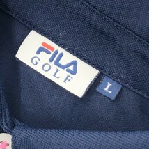 【1円】FILA GOLF フィラゴルフ 半袖ポロシャツ ネイビー系 L [240101072698] レディース_画像5