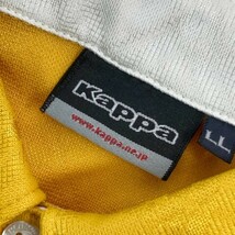 【1円】KAPPA GOLF カッパゴルフ 半袖ポロシャツ ボタンダウン チェック柄 イエロー系 LL [240101073753] メンズ_画像5