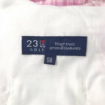 【1円】23区GOLF ニジュウサンクゴルフ ストレッチパンツ ピンク系 58 [240001937831] レディース_画像5