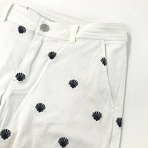 【1円】JACK BUNNY ジャックバニー ストレッチパンツ 貝 総柄 ホワイト系 2 [240001955535] レディース_画像3