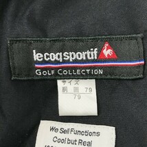 【1円】LE COQ GOLF ルコックゴルフ ロングパンツ ブラック系 79 [240101019885] メンズ_画像5
