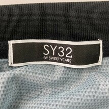 【1円】SY32 BY SWEET YEARS スウィートイヤーズ 半袖ポロシャツ 総柄 ブラック系 XL [240101062925] メンズ_画像6
