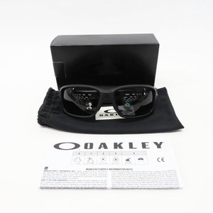 【新品】OAKLEY オークリー OO9336-0958 サングラス STRAIGHT LINK ブラック系 61○17 132 [240001534040] ゴルフウェア メンズ