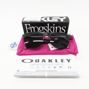 【新品】OAKLEY オークリー OO9374-4363 サングラス FROGSKINS ブラック系 63○10 138 [240001534045] ゴルフウェア メンズ