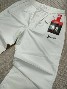  новый товар не использовался SRIXON Srixon непромокаемая одежда брюки LL белый Golf одежда мужской дождь брюки 