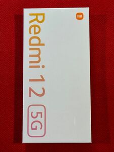 新品未開封 Xiaomi Redmi 12 5G XIG03 [ミッドナイトブラック] スマートフォン本体 simフリー