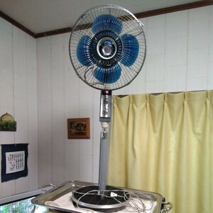  electric fan Toshiba operation goods Speed changeable yawing height . length Showa Retro 
