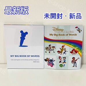 【新品】最新版　MY BIG BOOK OF WORDS DWE ディズニー