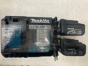 【中古品】makita(マキタ) パワーソースキット(14.4v3.0Ahバッテリx2/DC18RF充電器)マックパック＝ケース無し　ITKI64SBCP98