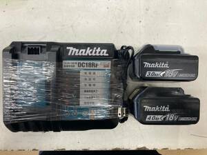 【中古品】makita(マキタ) パワーソースキット(18v3.0Ah/4.0Ahバッテリ/DC18RF充電器)マックパック=ケース無し　ITIFGMFAW5SO